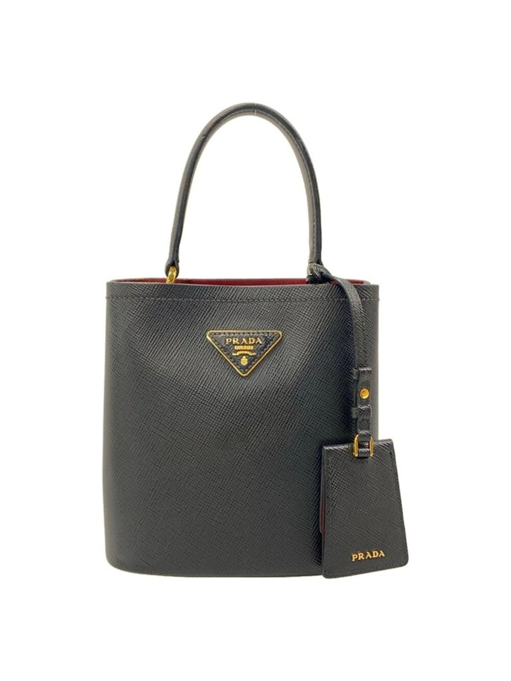 Prada Handbag Panier Small Black